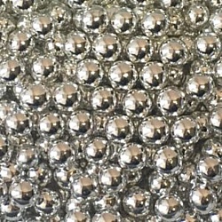 Шарики сахарные серебрянные 7- 8 мм 0,05 кг