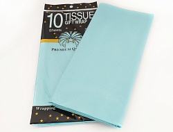 Бумага Тишью светло-голубой 50*66 см 10 листов